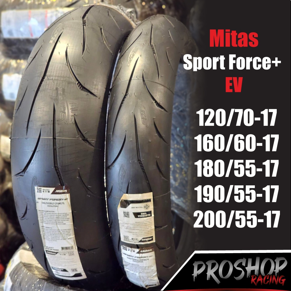 ส่งฟรี ยาง Mitas Sport Force ขนาด 120/160/180/190 ขอบ 17