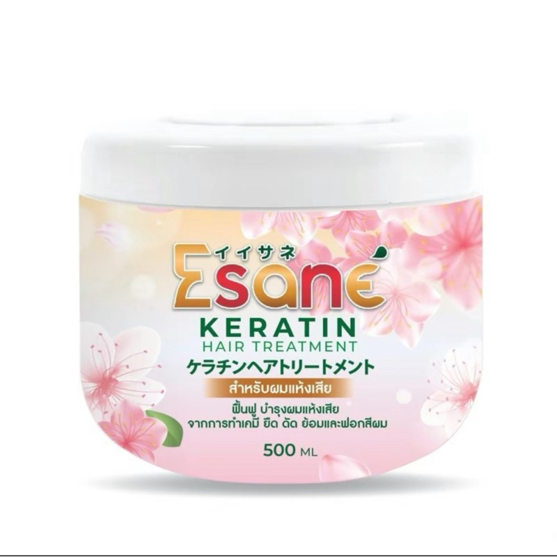 Esane keratin hair treatment อีซ่าเน่ เคราติน แฮร์ทรีทเมนท์ 500มล.