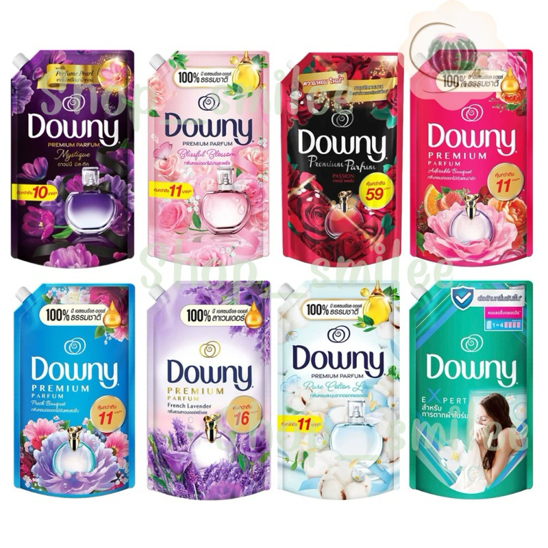 Downy น้ำยาปรับผ้านุ่ม ดาวน์นี่ ชนิดเข้มข้น กลิ่นหอม ปริมาณ 110-1200 ml.