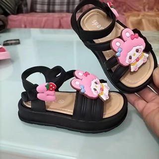 RM04 เด็กรองเท้าแตะฤดูร้อนใหม่สาวเด็กฤดูร้อนลื่นนุ่ม 2024