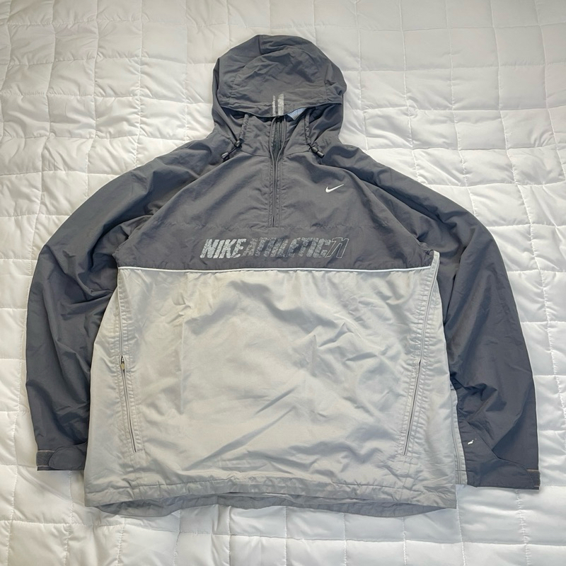 Vintage Nike Y2K Athletic Windbreaker Jacket 🖤🩶