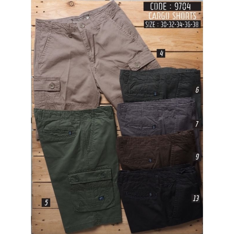 กางเกงขาสั้น 6กระเป๋า รุ่น9704 Goodwin