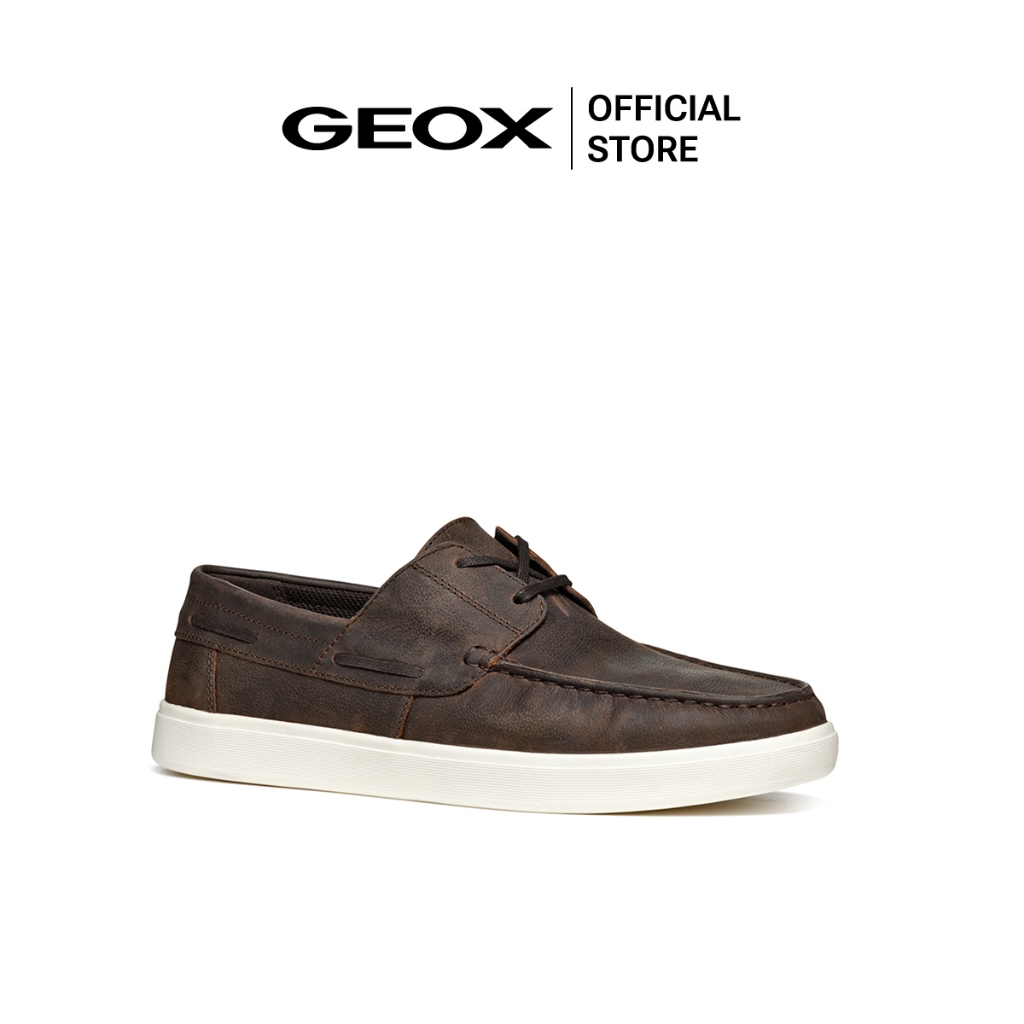 GEOX รองเท้าหนังผู้ชาย รุ่น U AVOLA - LT BROWN SS24 (U45GSBC6002M_U4BRXX)