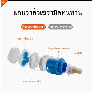 ก๊อกน้ำซิงค์ ก๊อกน้ำอ่างล้างจาน ดัดคอได้ คองอ ปรับน้ำ 2 ระดับ หมุนได้360 ไม่เป็นสนิม