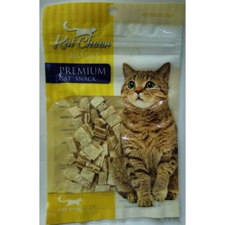 Kat Cheer PREMIUM CAT SNACK ขนมไก่อบ ไก่เส้น ไก่ชิ้น เกรดพรี่เมี่ยม สำหรับน้องแมว