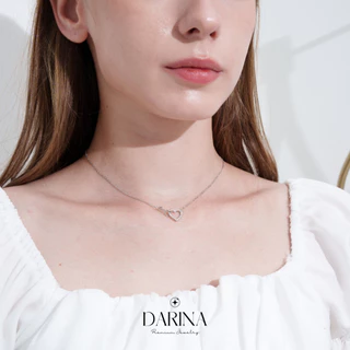 Eternal Love Necklace สร้อยคอ Darina Jewelry DRN0036 ✨พร้อมกล่องเครื่องประดับ เขียนการ์ดได้