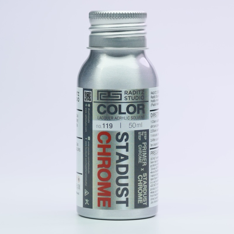 Stardust Chrome 50ml 240 บาท & Primer Surface Chorme 50ml 140 บาท