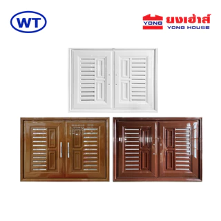 WT บานซิงค์คู่ UPVC รุ่น VC บานซิงค์ สีสัก สีน้ำตาล สีขาว ขนาด 87X66X10 CM. (2 ชิ้น/ 1 คำสั่งซื้อ)