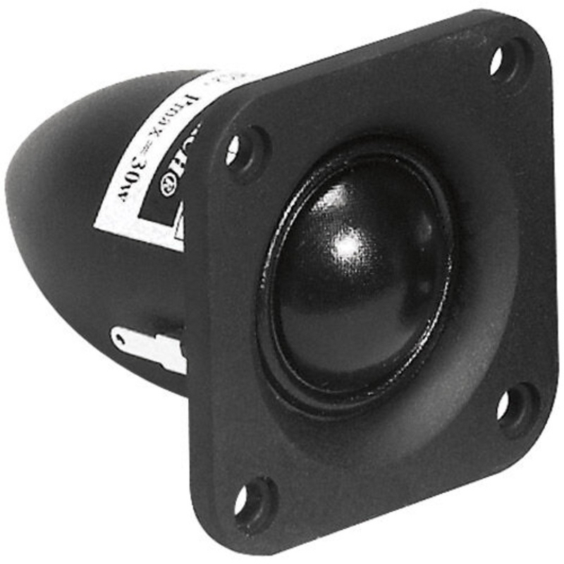 Hi-Vi TN25, 1" Fabric Dome Tweeter, 54.5 mm sq, Chambered /ราคาต่อตัว