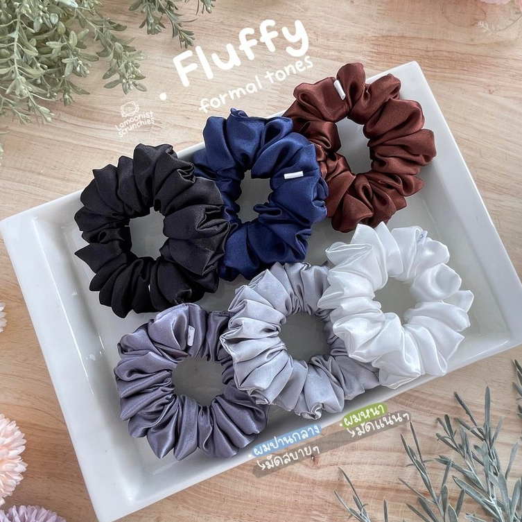 Lamoonist scrunchies • Fluffy • Formal tones