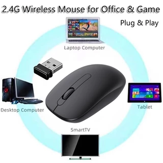 🚚พร้อมส่ง🚚เม้าส์ไร้สาย ไร้เสียง มีแบตในตัว Silent Mouse Wireless 2.4G Rechargeable ไม่ใช้ถ่าน เมาส์บลูทูธ
