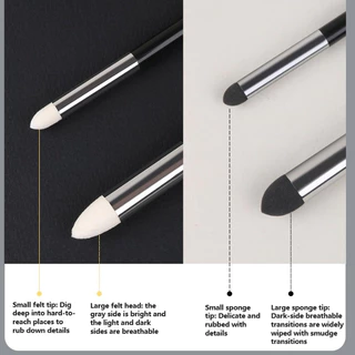 Rex TT Giorgione's sketch rubbing tool set of 3 sets, oil pastels, sassafras special double-ended rubbing pen for painti