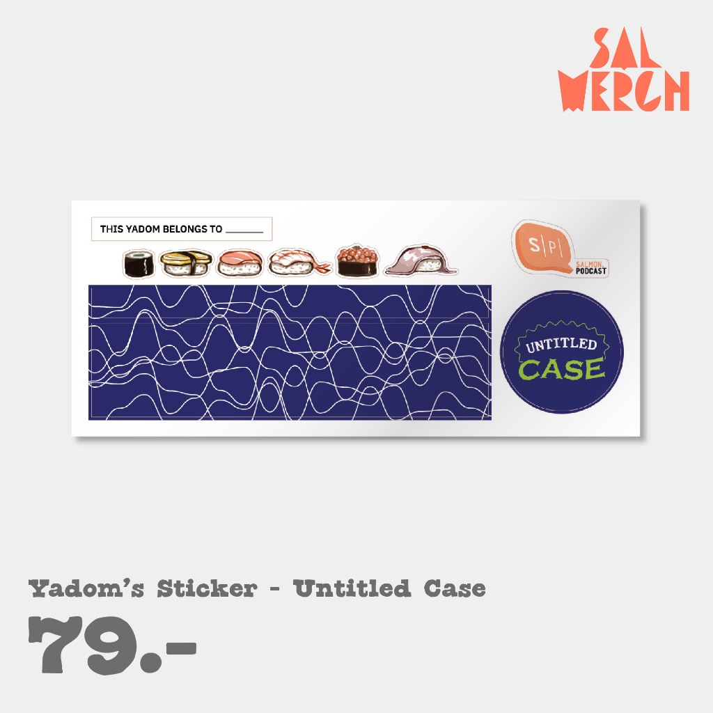 YADOM'S STICKER - UNTITLED CASE (สีน้ำเงิน)