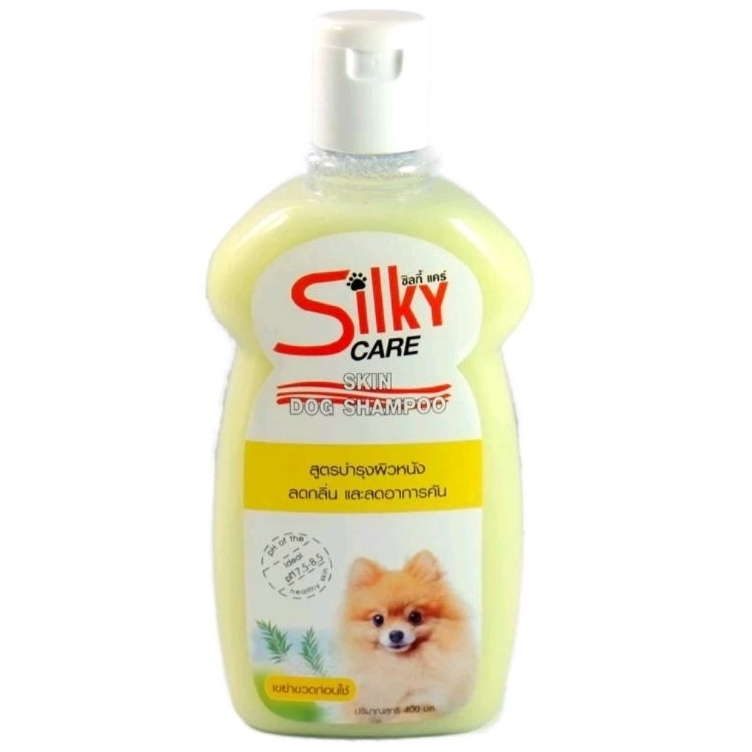 แชมพูสุนัขบำรุงผิวหนัง Silky Care Skin Dog Shampoo 400ml