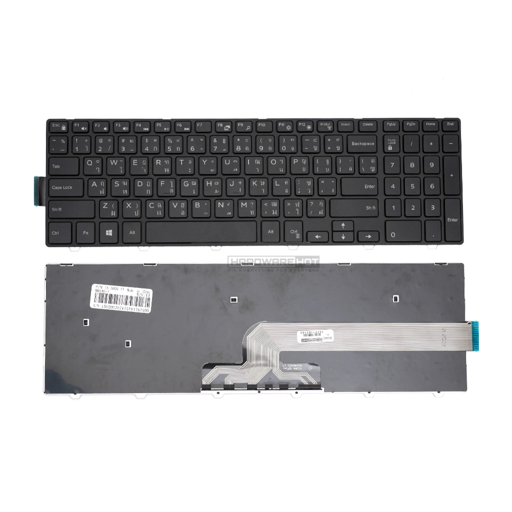 คีย์บอร์ด DELL INSPIRON 15 3541 3542 5547 5558 5559 7559 TH-EN (KEYBOARD DELL)