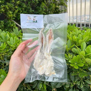 พร้อมส่ง💓| หูกระต่ายอบแห้งพรีเมียม ถูกสุด ถุงใหญ่ได้หลายชิ้น ขนมขัดฟันสุนัขและแมวเกรดนำเข้า🐰