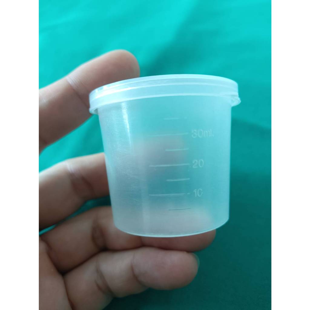 *50ใบ* ถ้วยใส่ปัสสาวะ40มล ถ้วยเก็บปัสสาวะ กระปุกเก็บปัสสาวะ ถ้วยตรวจปัสสาวะ Urine Container