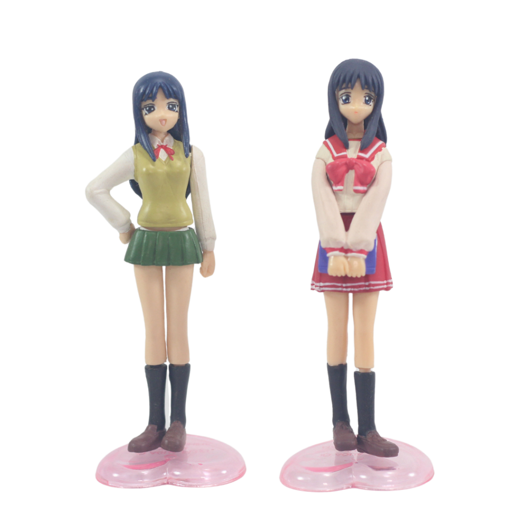 ฟิกเกอร์ Ayaka Kurusugawa 2 ตัว To Heart Real Figure Collection Yujin ปี1999 ของไม่ครบ