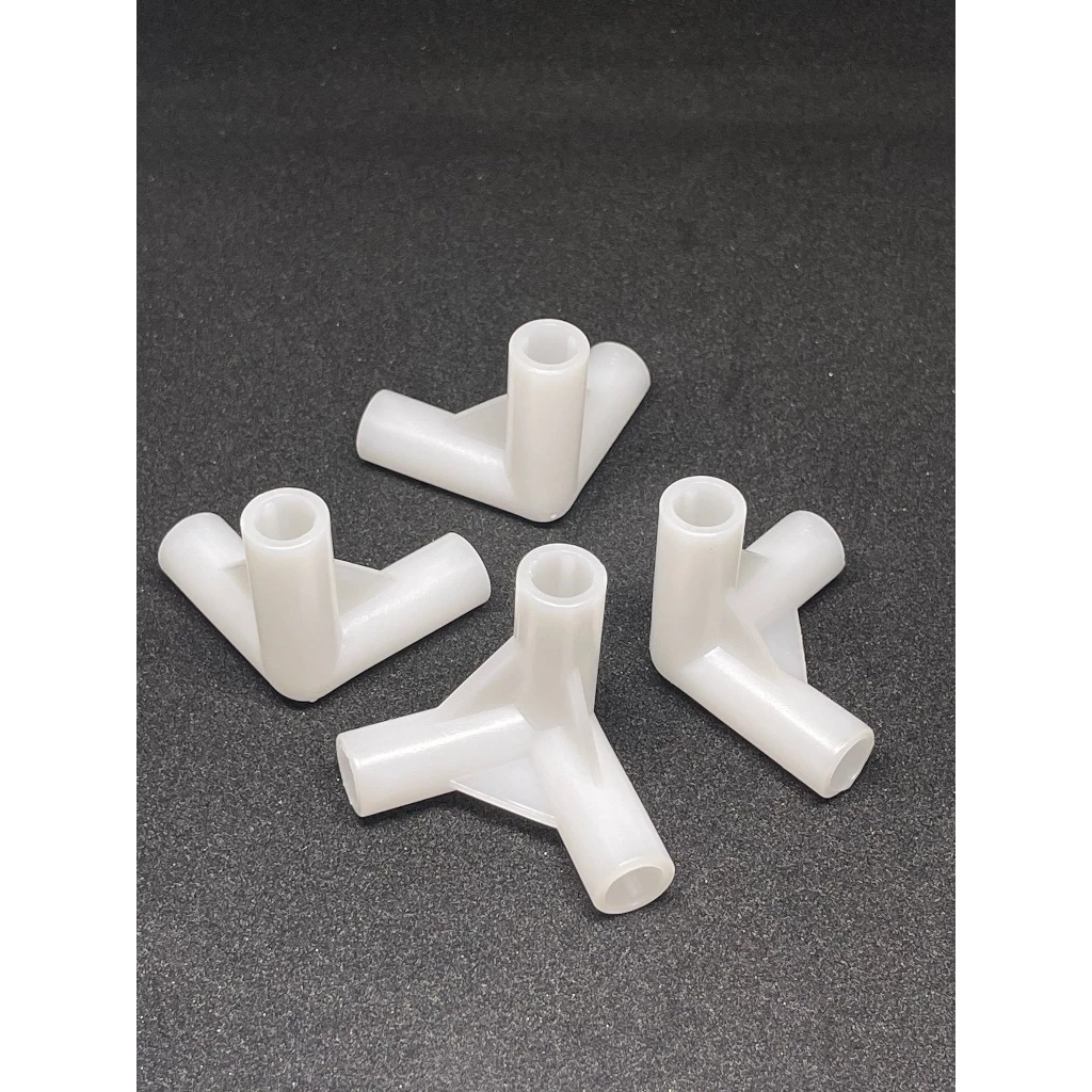ข้อต่อ pvc 8 - 8.5 และ 9.5 มม. (แบบหนา) ข้อต่อพลาสติก DIY ข้อต่อโครงกระเป๋า