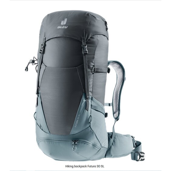 เป้ deuter รุ่น Futura 30SL โลโก้ใหม่ ปี 2021 สีเทา Graphite Shale