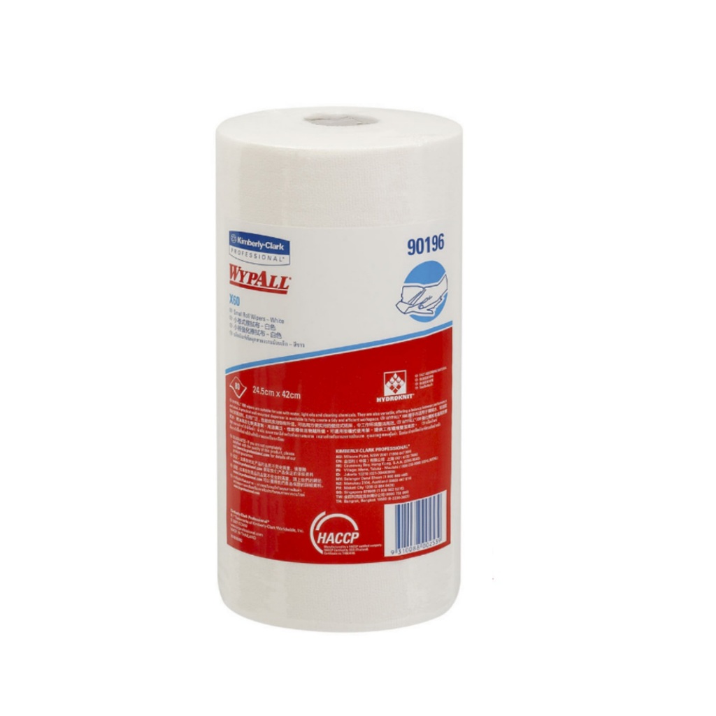 WYPALL*X60 Small Roll Wipers White 90196