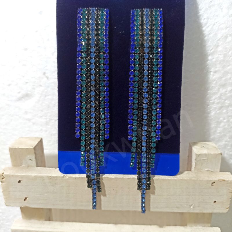 E373,ต่างหู ตุ้มหู,แฟชั่น,ต่างหูอลังการ,ฟรุ้งฟริ้ง,Handmade,DIY