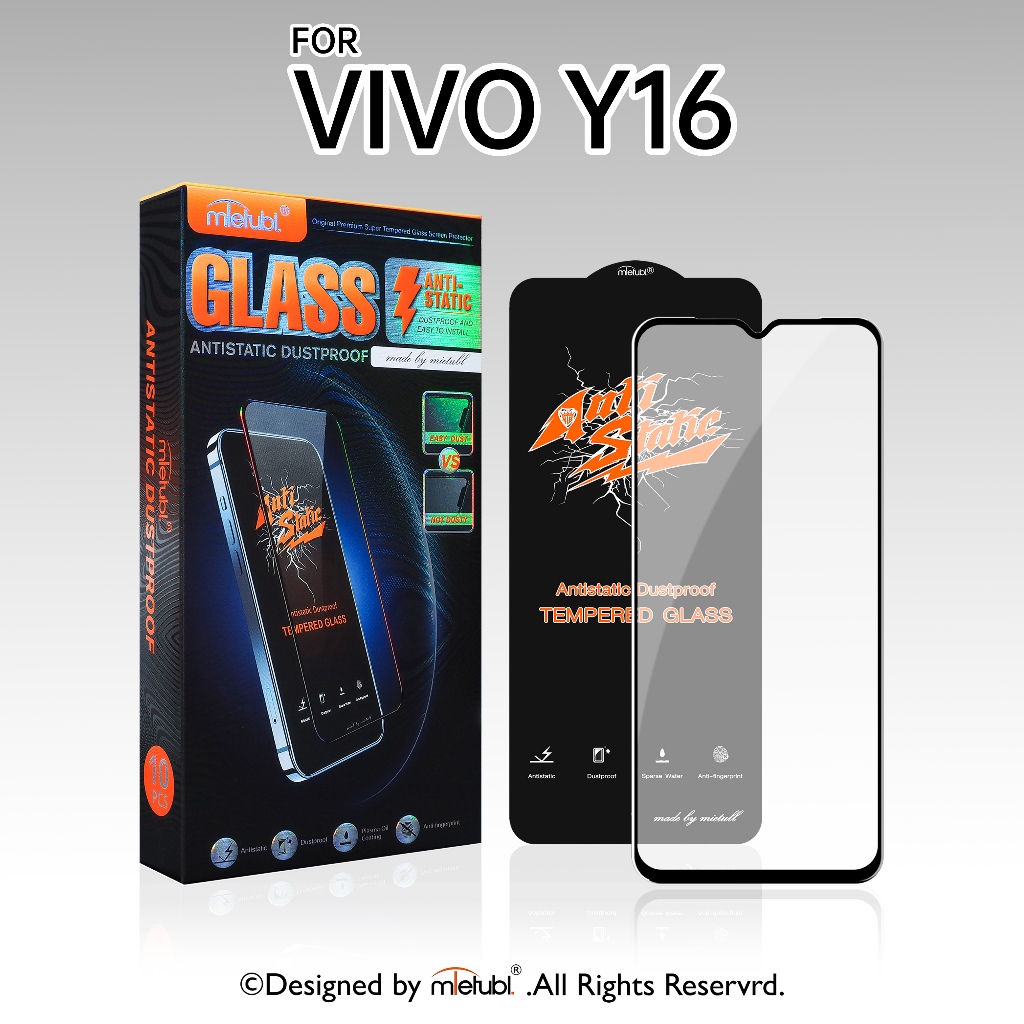 กระจกนิรภัย ฟิล์มไฮโดรเจล Mietubl For VIVO Y16 เต็มจอ