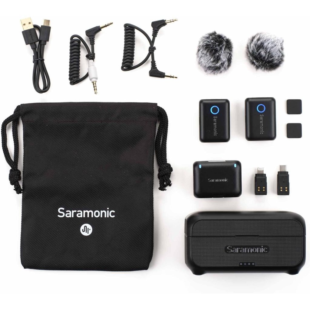 SARAMONIC - Blink500 B2+ มีระบบตัดเสียงรบกวน ลองรับ โทรศัพท์ แท็บเหล็กก้อง ถ่ายรุป ของแท้ รับประกัน1 ปี - รูปที่ 5