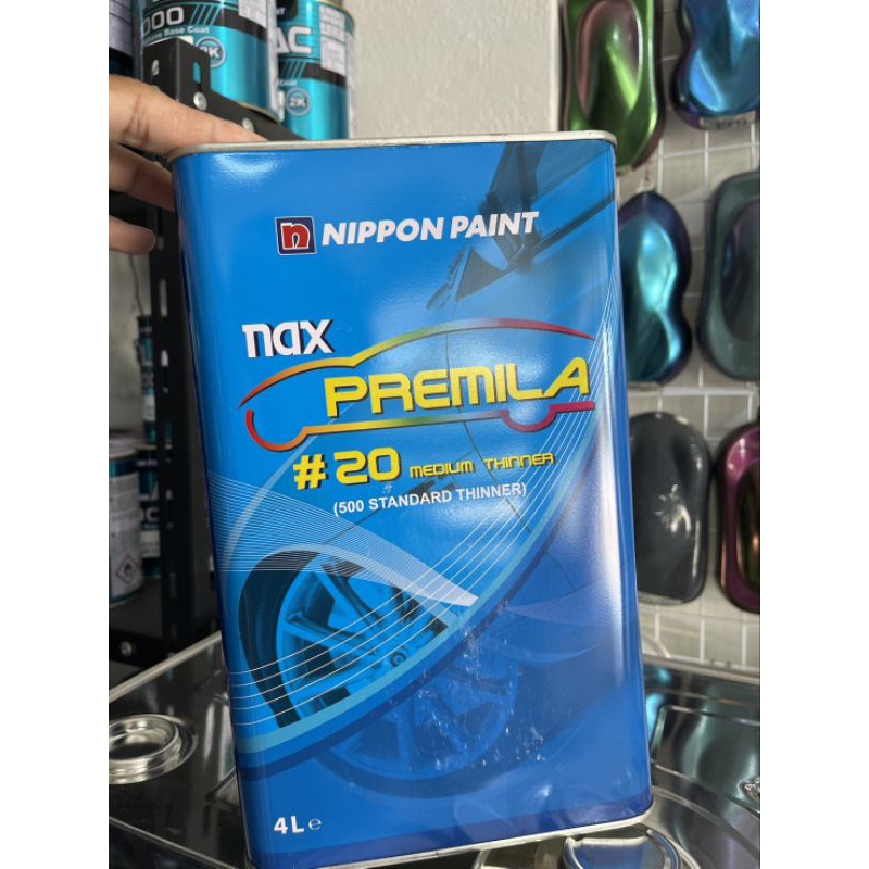 ทินเนอร์ผสมสีพ่นรถยนต์ 2k NAX PREMILA(NIPPON PAINT)ขนาด 4 ลิตร