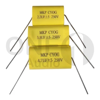 OneAudio C เสียงแหลม คาปาเสียงแหลม C ต่อดอกเสียงแหลม จำนวน 1 ชิ้น MKP 2.2uf 3.3uf 4.7uf 100V 250V FOR AUDIO ซีเสียงแหลมโ