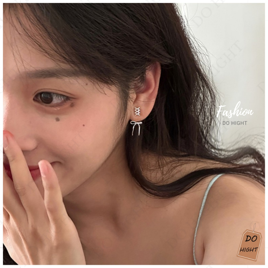 พร้อมส่ง⚡ มีเก็บเงินปลายทาง💸 ต่างหูแฟชั่น สไตล์เกาหลี (ราคาต่อ 1 คู่) : Do hight - รูปที่ 4