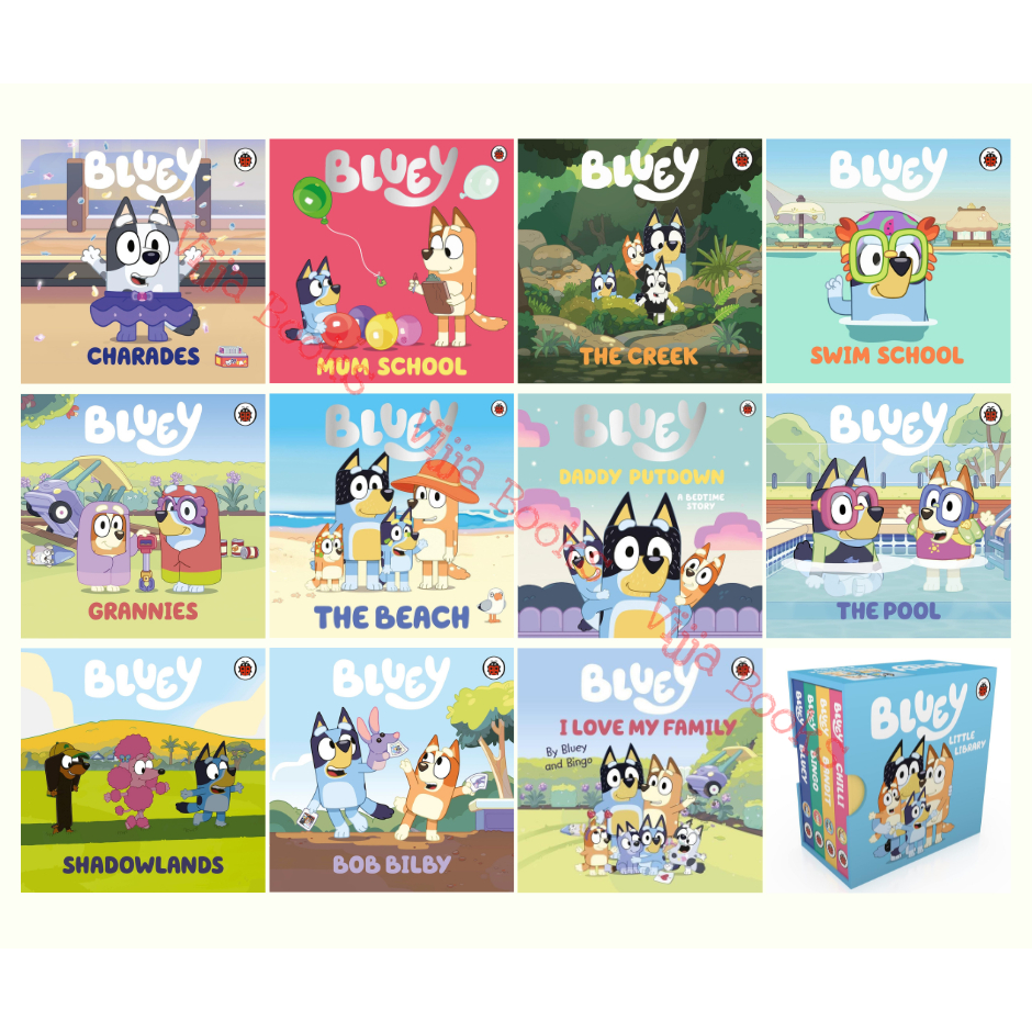 Bluey หนังสือเด็ก นิทานภาพ บลูอีย์ ภาษาอังกฤษ ปกอ่อน ปกแข็ง เลือกเล่มได้ {Ladybird} [Z]