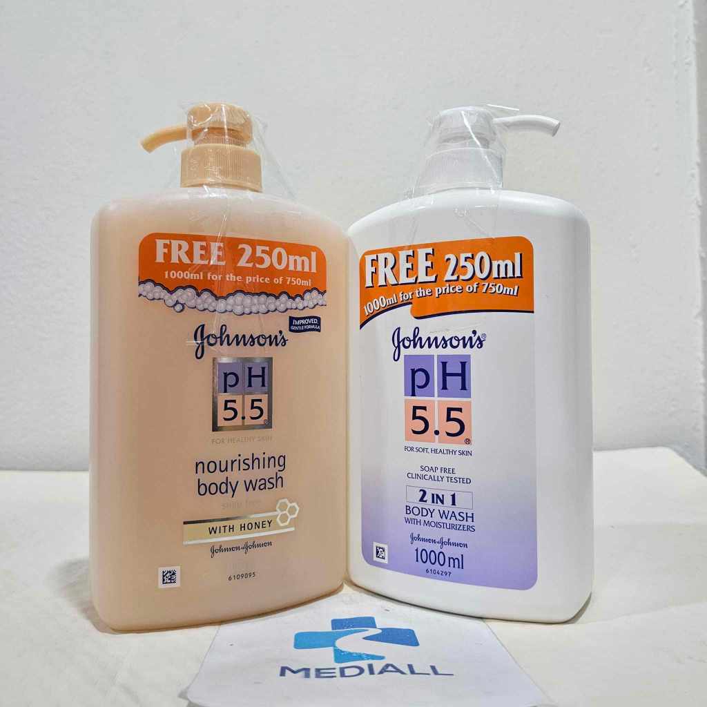 Johnson's pH 5.5 Body Wash 1000 ml จอห์นสัน ครีมอาบน้ำ ph5.5 บอดี้ วอช 1000 มล. johnson
