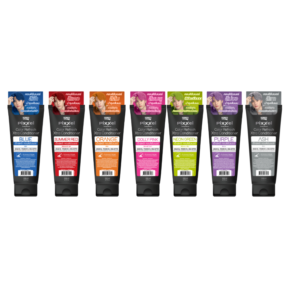 Lolane Pixxel Color Refresh Xtra Conditioner 200ml. โลเเลน เอ็กซ์ตร้า คอนดิชั่นเนอร์ แว็กซ์สีผม