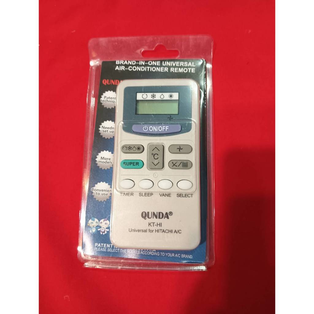 รีโมทแอร์ ฮิตาชิ Hitachi ใช้ได้ทุกรุ่นของฮิตาชิ มีของพร้อมส่ง
