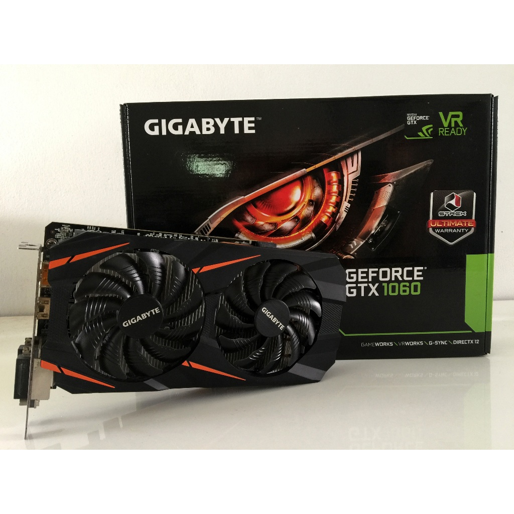 Nvidia Gigabyte Geforce GTX 1060 OC 6gb มือสอง