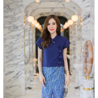 เสื้อพื้นเมืองผู้หญิง รวมแบบสีกรม