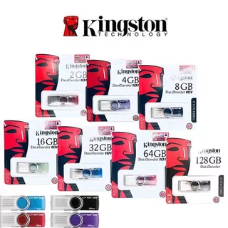 （พร้อมส่ง）แฟลชไดร์ฟ 2GB 4GB 8GB 16GB 32GB 64GB 128GB 256GB Kingston Portable Metal DT101 G2 USB Flash Drive