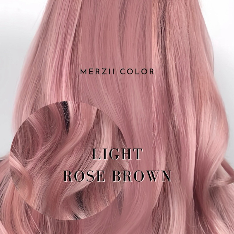 🩷ทรีทเม้นท์เคราตินสีผม Light rose brown (น้ำตาลบลอนด์ชมพู)🩰🩰🩰(พื้นผมระดับ10)