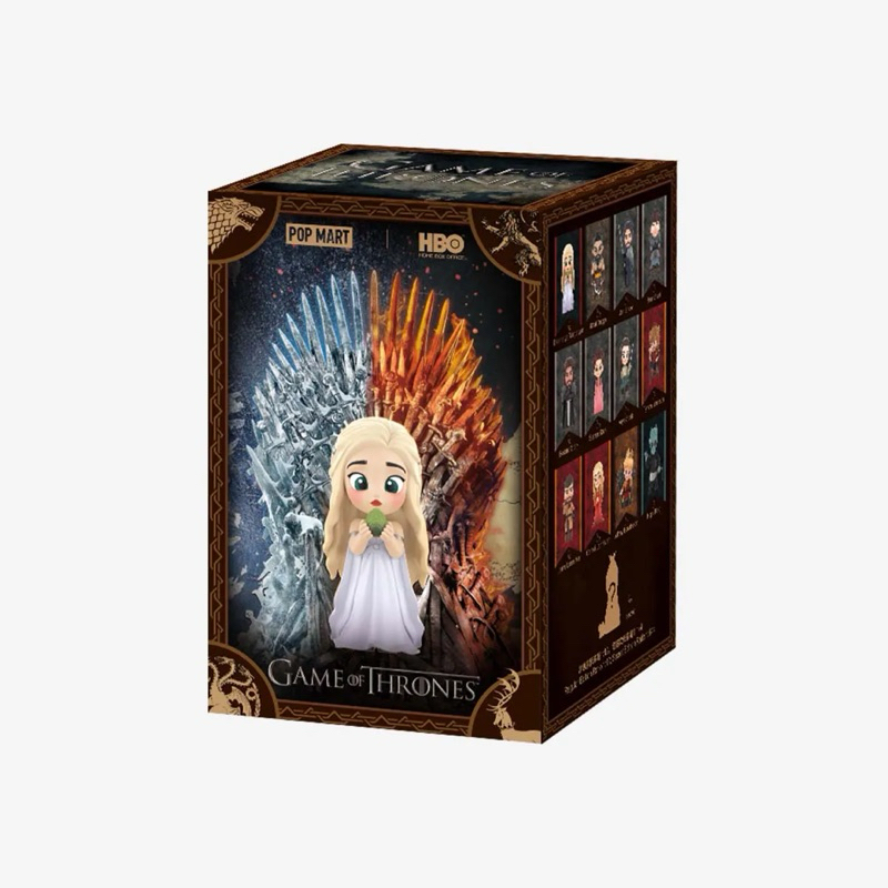 [พร้อมส่ง ของแท้] POP MART - Game of Thrones Series Figures [เช็คการ์ดอย่างเดียวไม่แกะตัว]