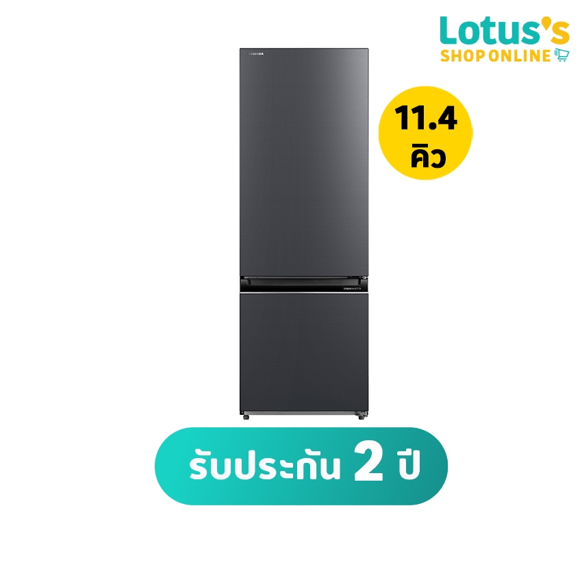 โตชิบา ตู้เย็น 2ประตู ขนาด 11.4 คิว รุ่น GR-RB410WE-PMT(06) TOSHIBA REFRIGERATOR 2 DOOR 11.4Q GR-RB410WE