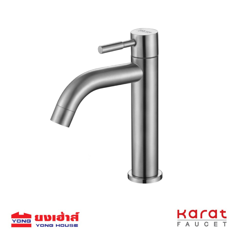 Karat Faucet ก๊อกน้ำสำหรับอ่างล้างหน้า-ล้างมือ  รุ่น KF-79-100B-63 สเตนเลส