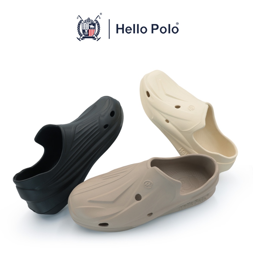 Hello Polo เบาสบาย รองเท้าแฟชั่นลําลอง ทนต่อการสึกหรอ สไตล์ทันสมัย สําหรับสตรี รองเท้าแตะนุ่ม สะดวกสบายทุกฤดู HP8027