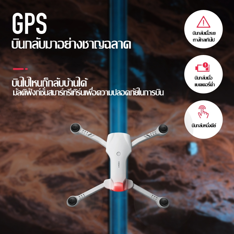 【เทคโนโลยี DJI】2025 New F10 Pro Drone GPSโดรนติดกล้อง 8Kระยะไกล HDมุมกว้างกล้องคู่ RC ระยะทาง 5000m 5G WiFi วิดีโอสด FPV