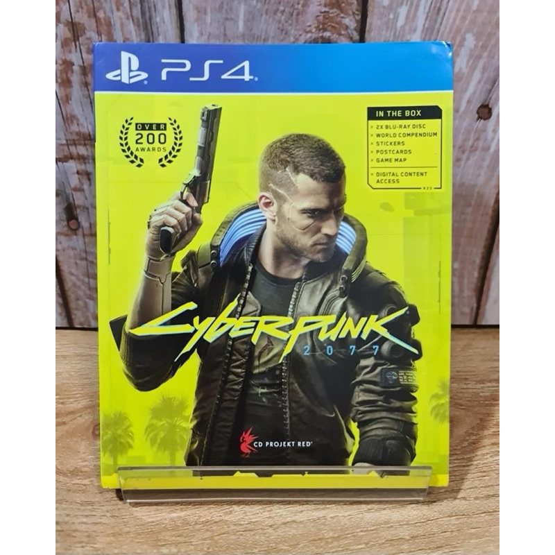 แผ่นเกมส์ Ps4 (PlayStation 4) เกมส์ Cyber Punk 2077.