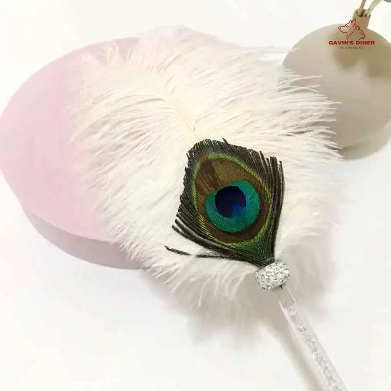 [✅พร้อมส่ง!] ไม้ตกแมวขนนกยูง สวยๆคลีนๆ ชีวิตติดแกลมต้องมี ไม้ตกลูกคุณ