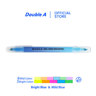 Double A ปากกาเน้นข้อความ Dual Highlighter จำหน่าย 1 ด้าม