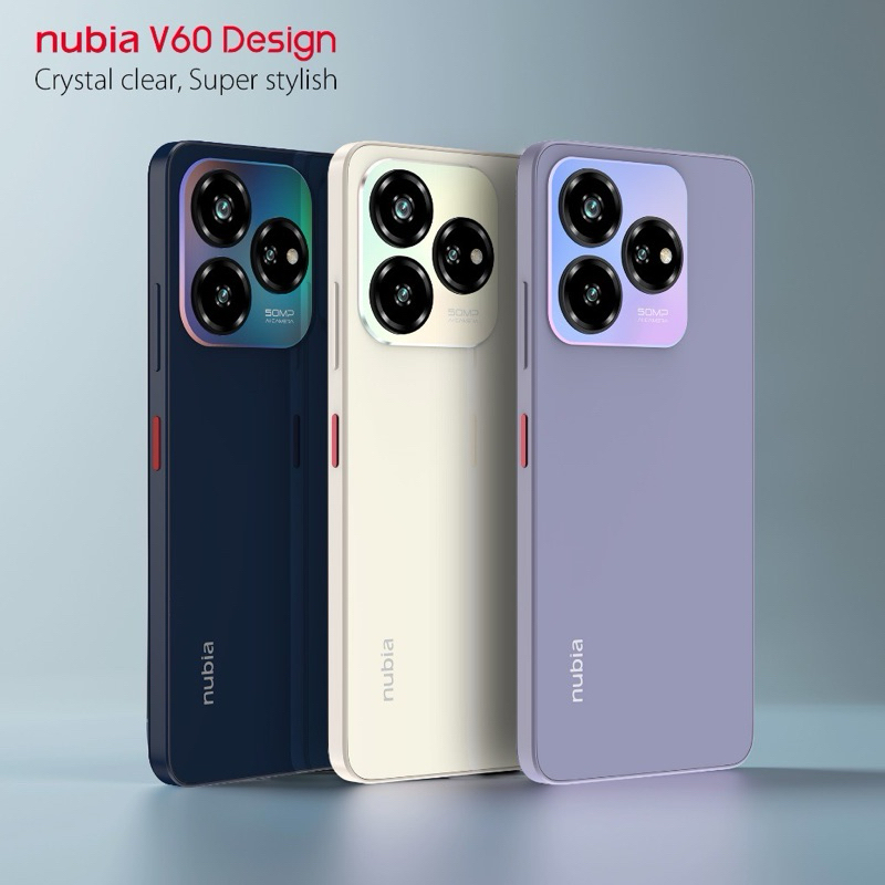 Nubia V60 Design 6+256GB จอ6.6นิ้ว กล้อง50 ล้านพิกเซล แบต5000mAh 22.5W fast charging Triple Camera
