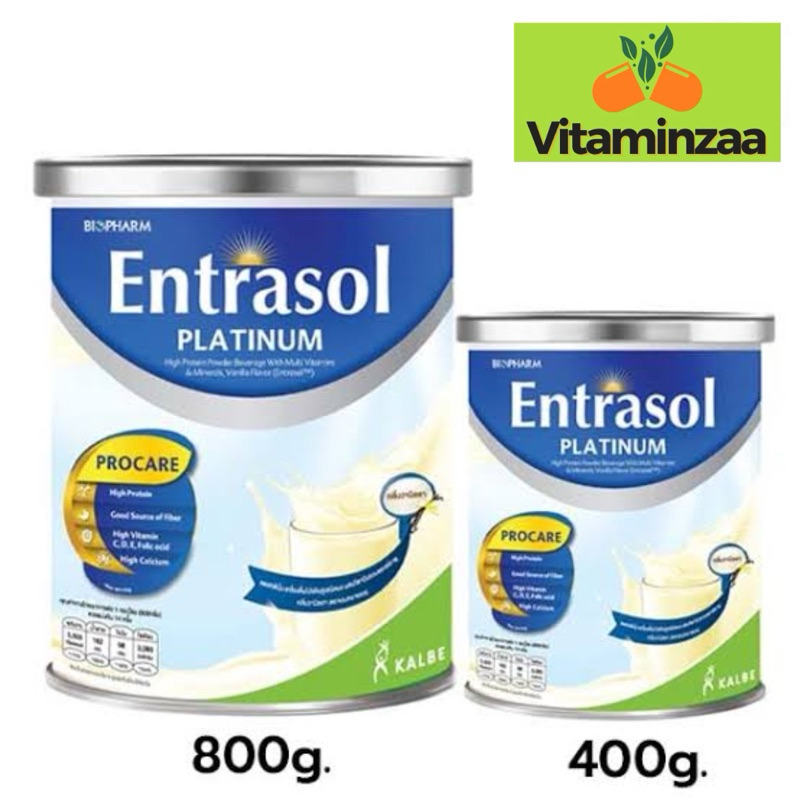 Entrasol 400 กรัม และขนาดใหม่ 800 กรัม เอนทราซอล แพลทตินัม