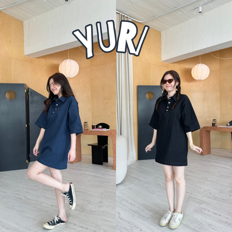 93 FAVORS l “Yuri” denim มินิเดรสผ้าเดนิม